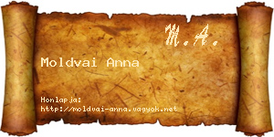 Moldvai Anna névjegykártya